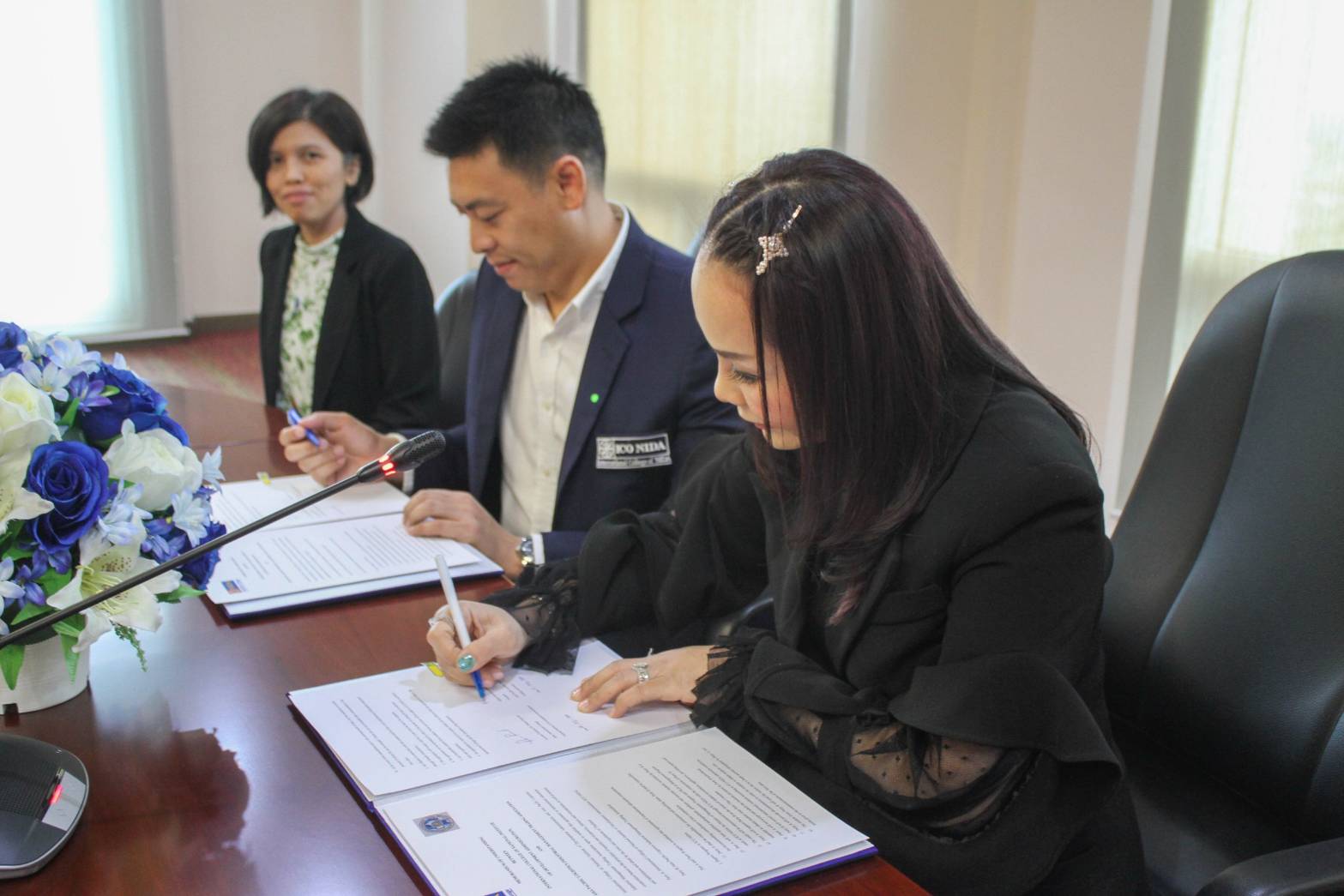 ลงนามความร่วมมือทางวิชาการ กับ วิทยาลัยนานาชาติ นิด้า